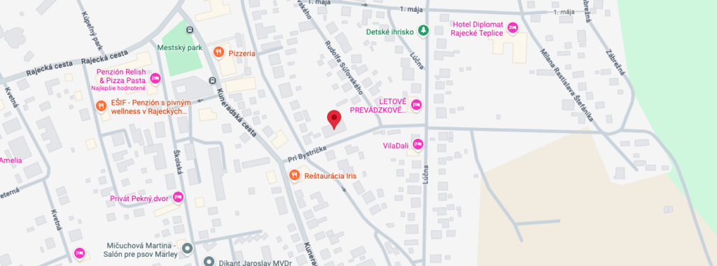 Mapa so špendlíkom na budove Harmónie